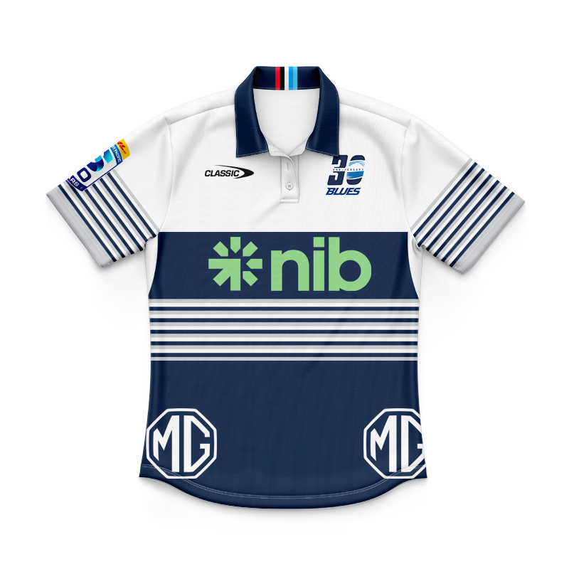 Kid's Auckland Blues Super Rugby 2026 Home Polo Jersey