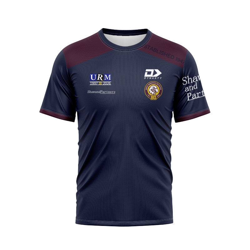 NRL Manly Warringah Sea Eagles 2026 Navy Media Tee