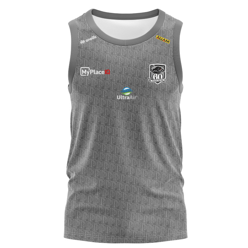 NRL Penrith Panthers 2026 Grey Media Singlet