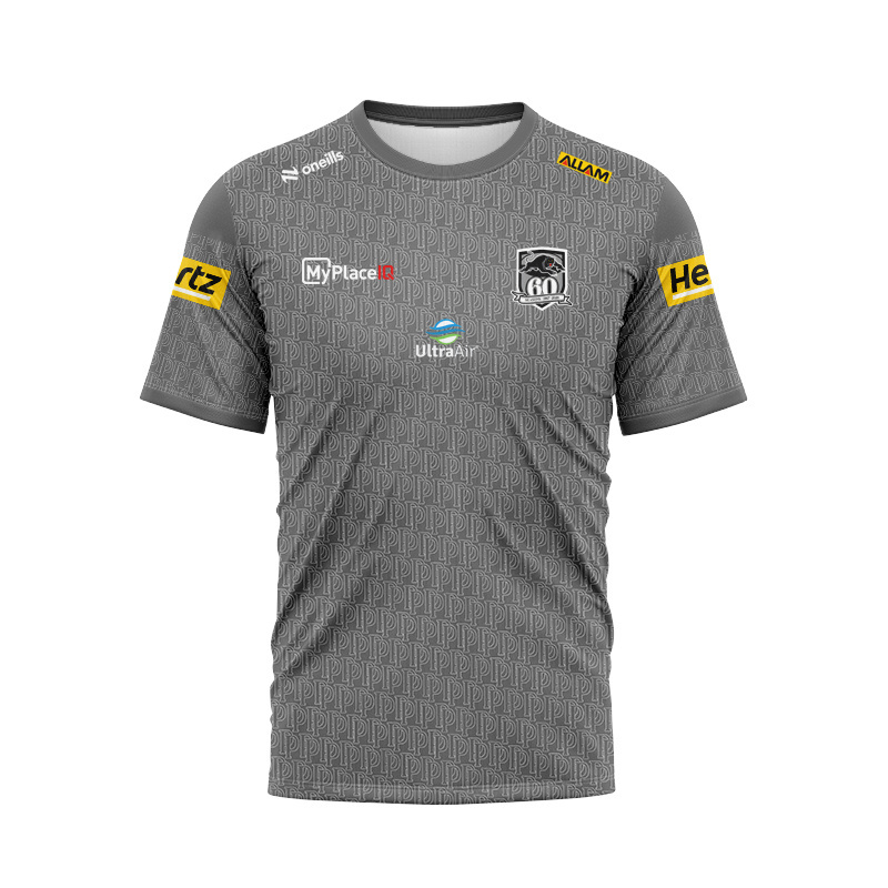 NRL Penrith Panthers 2026 Grey Media Tee