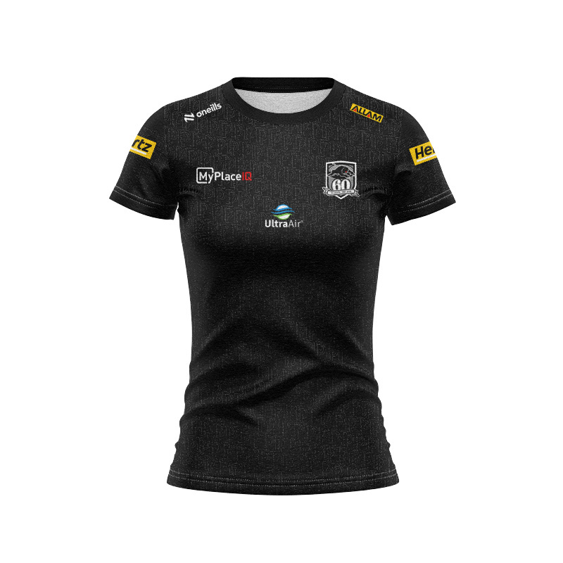 Women's NRL Penrith Panthers 2026 Black Media Jersey