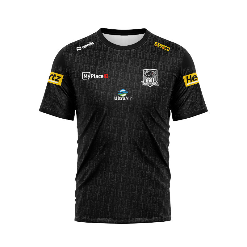 NRL Penrith Panthers 2026 Black Media Tee
