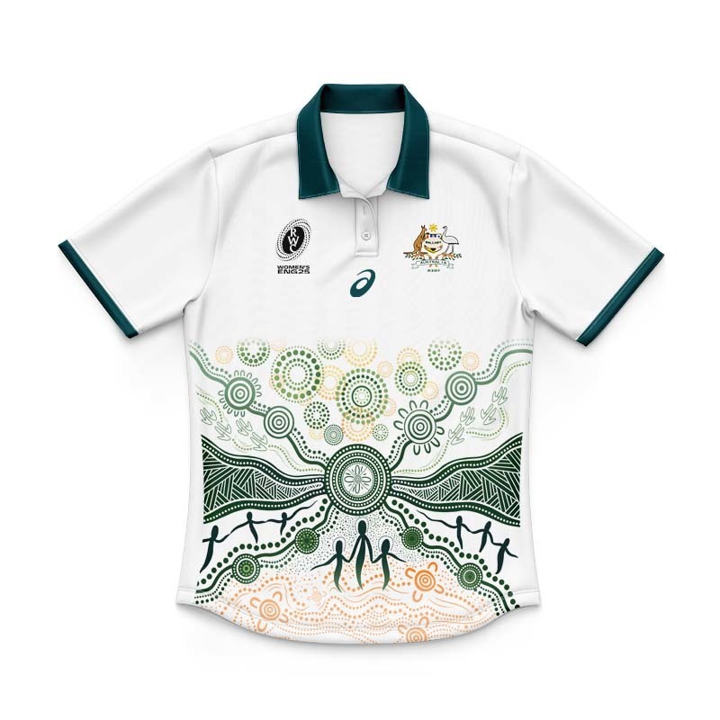 Kid's Australian Wallabies 2025 Alternate Polo Jersey