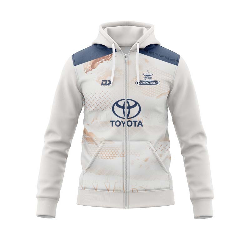NRL North Queensland Cowboys 2026 Sand Training Zipper Hoodie