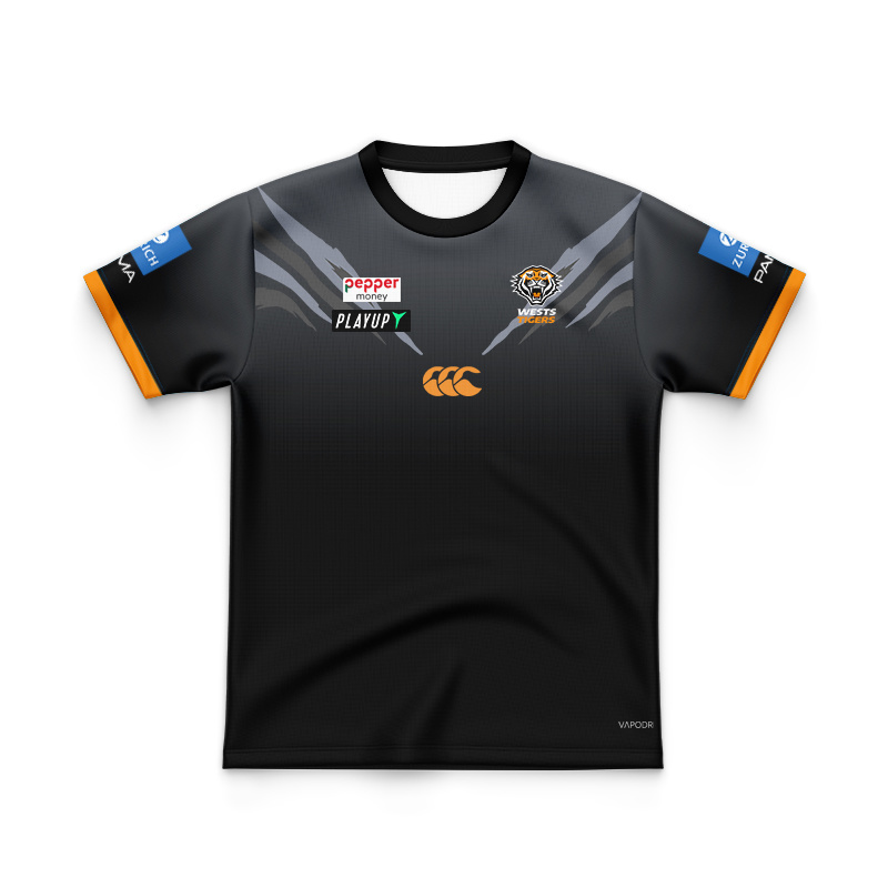 Kid's NRL Wests Tigers 2026 Media Jersey