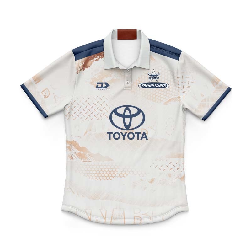 Kid's NRL North Queensland Cowboys 2026 Sand Training Polo Jersey