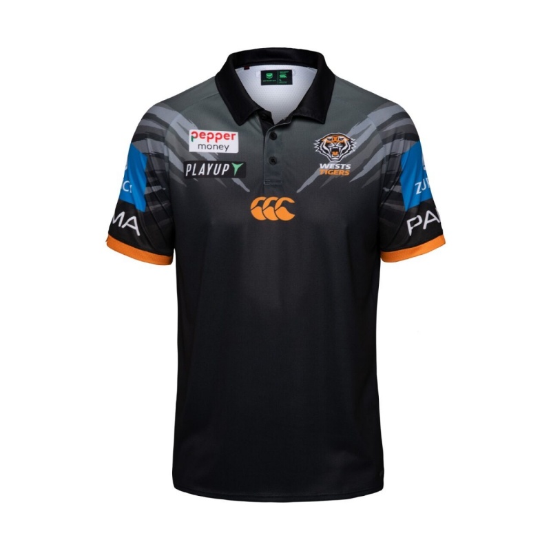 NRL Wests Tigers 2026 Media Polo Shirt