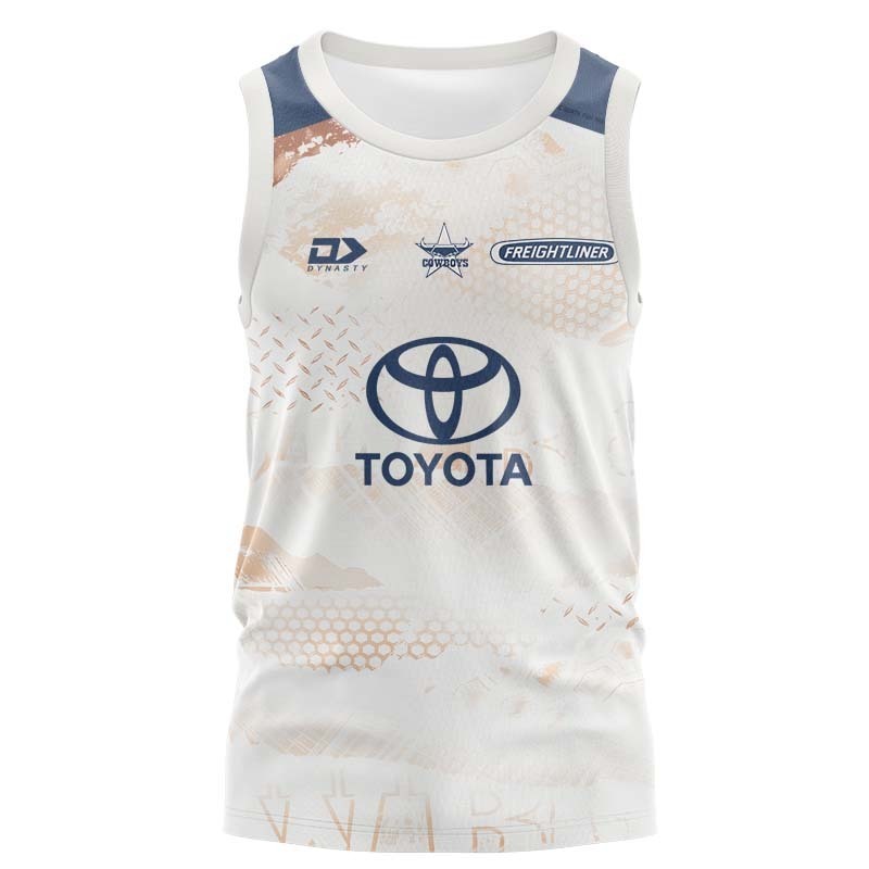 NRL North Queensland Cowboys 2026 Sand Training Singlet