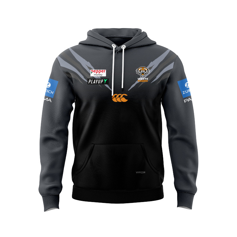 NRL Wests Tigers 2026 Media Sport Hoodie