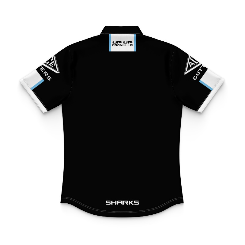 Kid's NRL Cronulla-Sutherland Sharks 2026 Media Polo Jersey