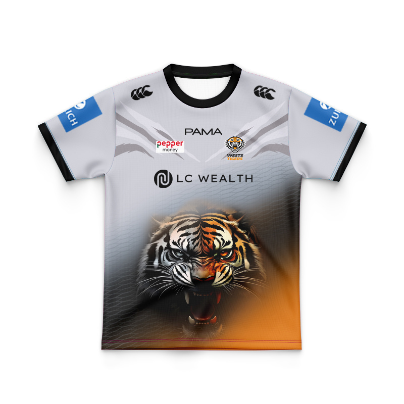 Kid's NRL Wests Tigers 2026 Away Jersey