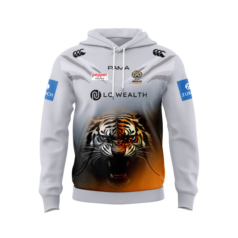 NRL Wests Tigers 2026 Away Sport Hoodie