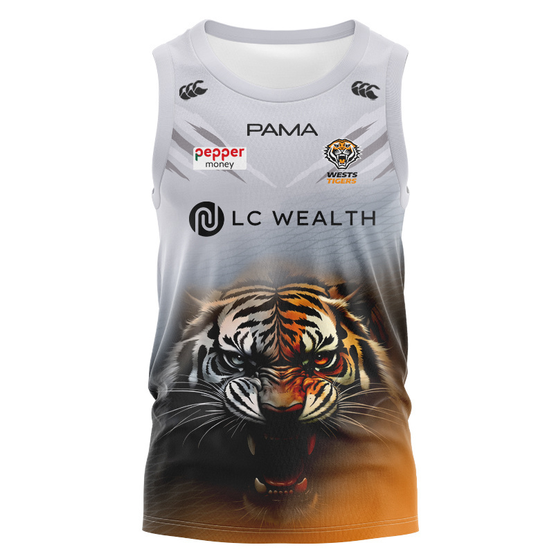 NRL Wests Tigers 2026 Away Singlet