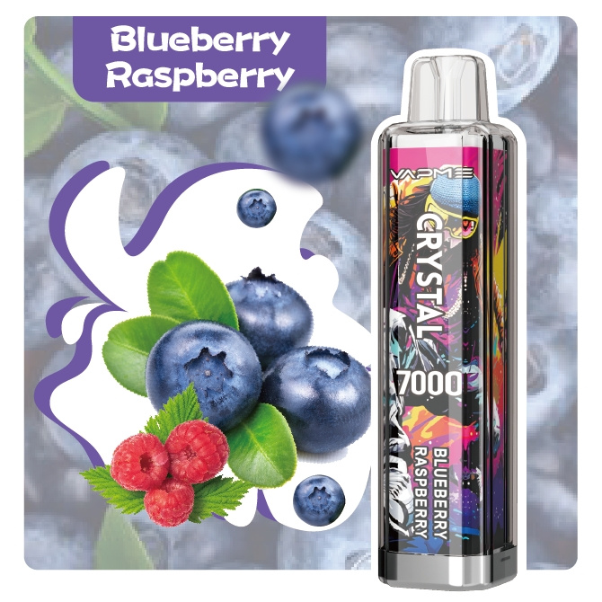 VAPME CRYSTAL 7000 - Blueberry Raspberry