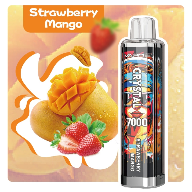 VAPME CRYSTAL 7000 - Strawberry mango