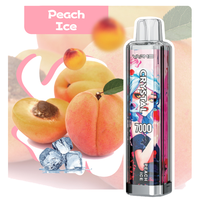 VAPME CRYSTAL 7000 - Peach ice