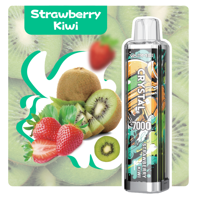 VAPME CRYSTAL 7000 - Strawberry kiwi