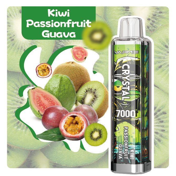 VAPME CRYSTAL 7000 - Kiwi Passionfruit guava