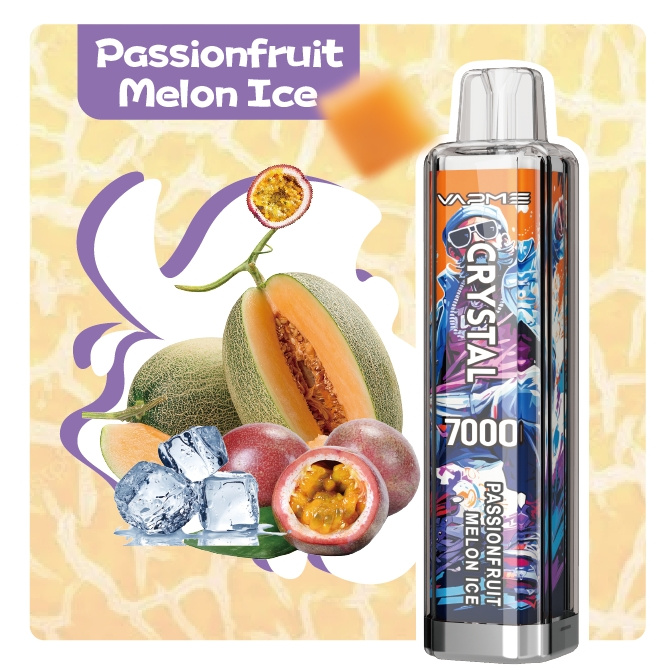 VAPME CRYSTAL 7000 - Passionfruit Melon ice