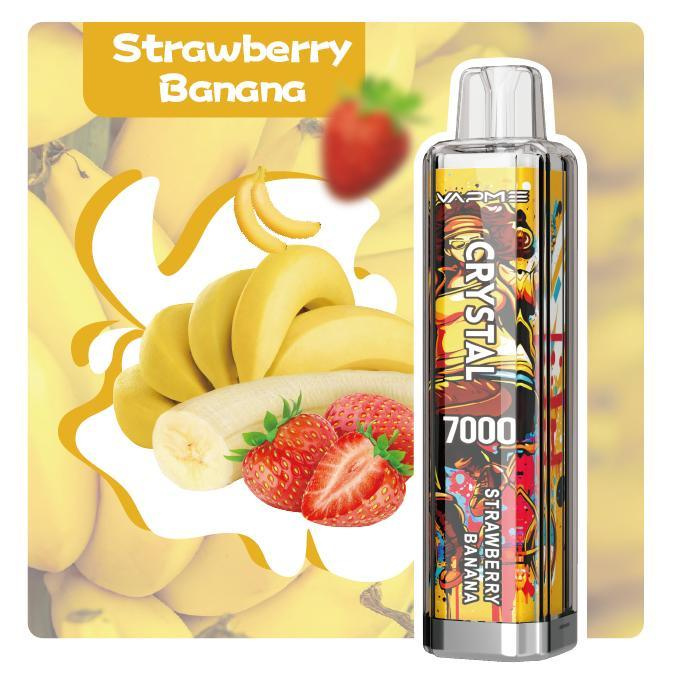 VAPME CRYSTAL 7000 - Strawberry banana