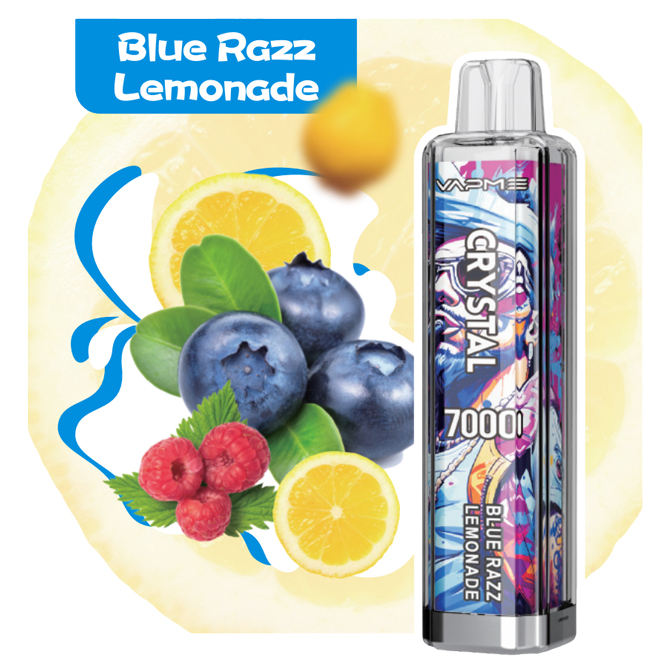 VAPME CRYSTAL 7000 - Blue razz lemonade