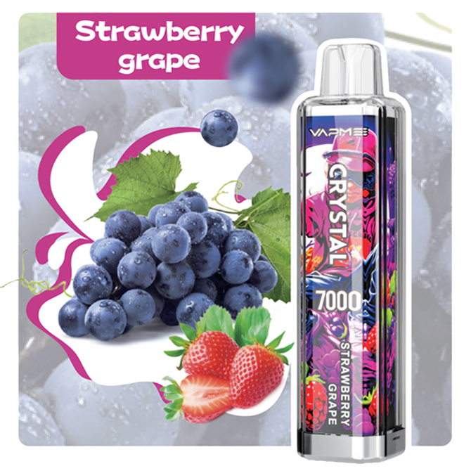 VAPME CRYSTAL 7000 - Strawberry grape