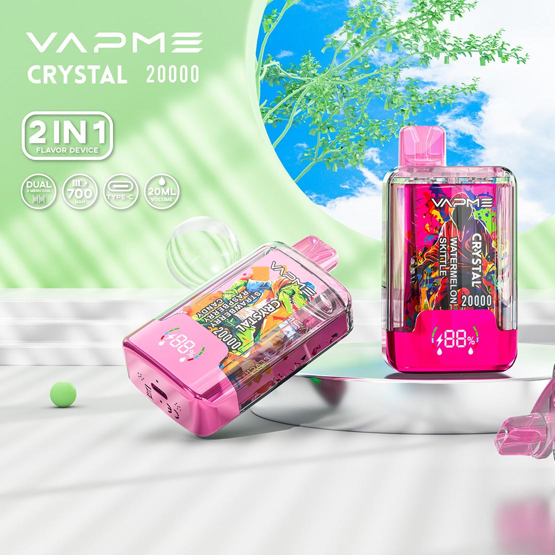 VAPME CRYSTAL 20000 - 20+20 Flavors