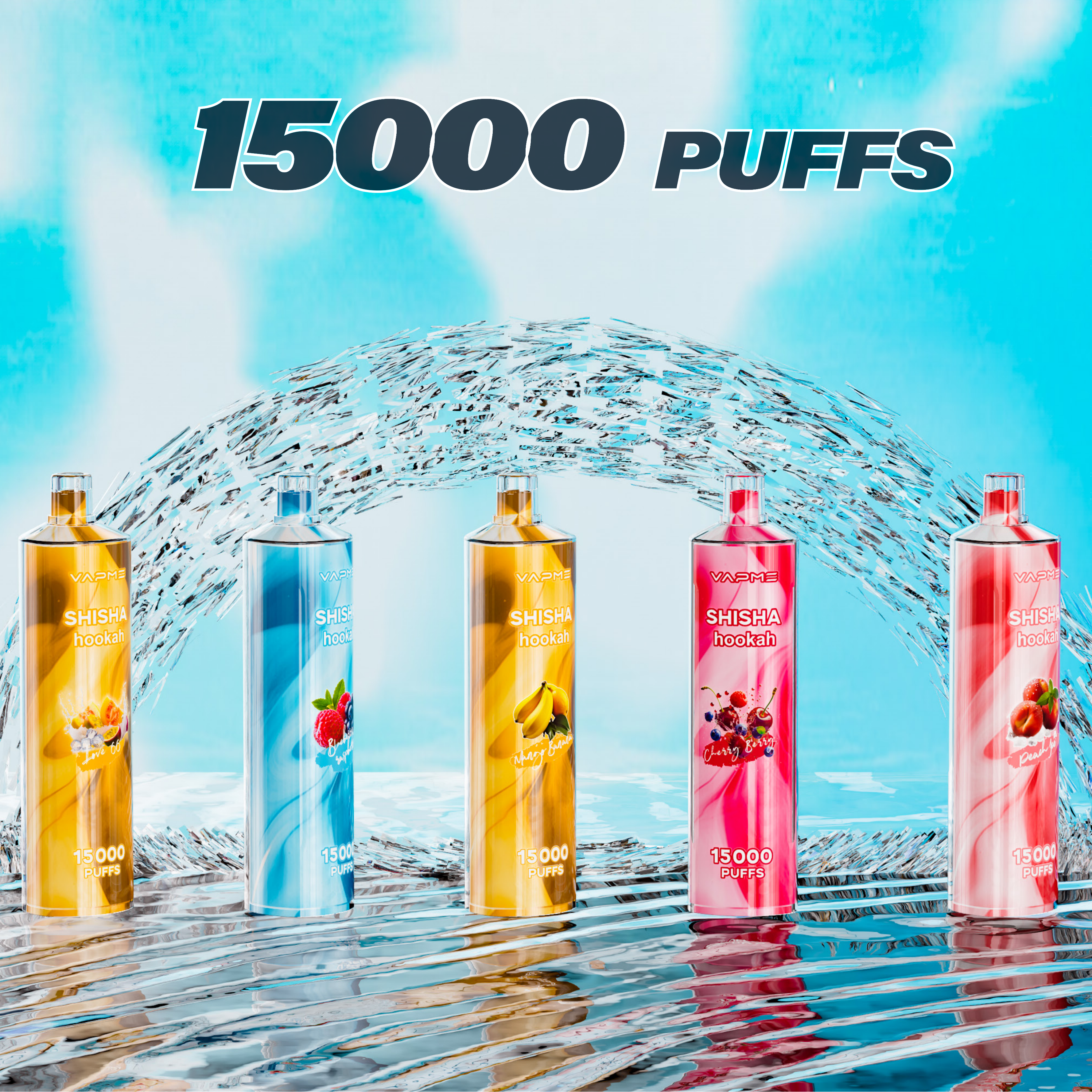 VAPME SHISHA 15000 - 24 Flavor
