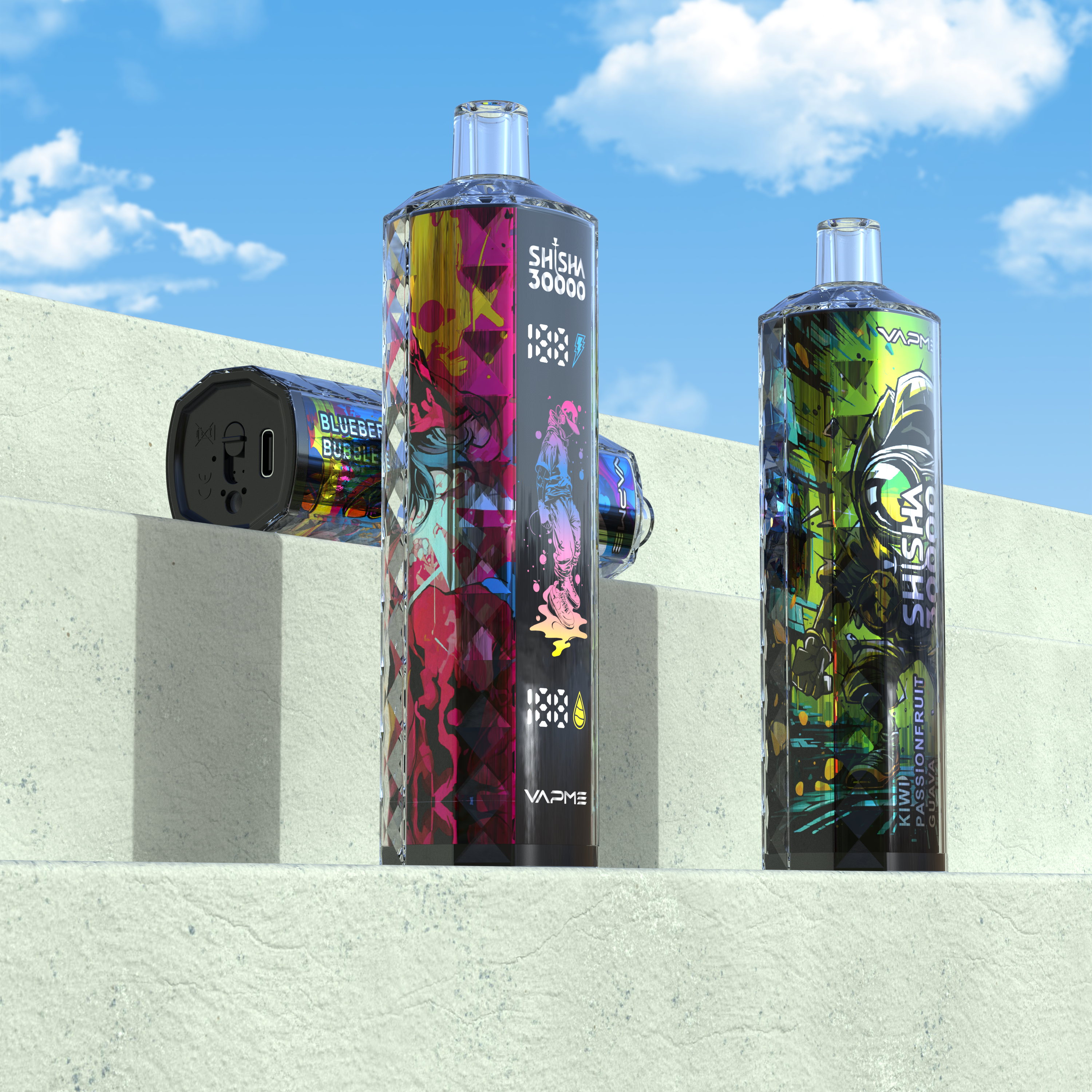 VAPME SHISHA 30000 - 20 Flavors