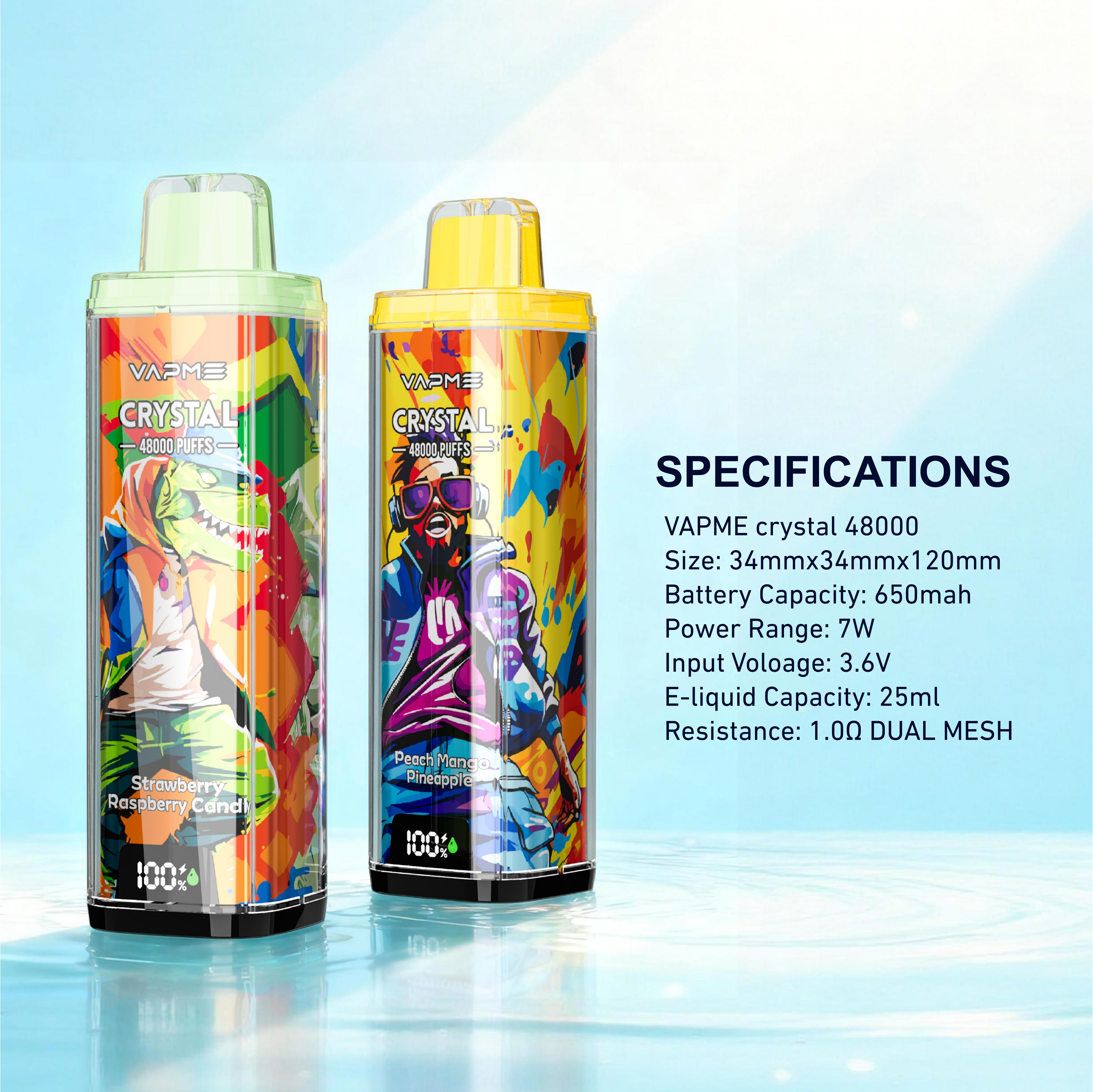 VAPME CRYSTAL 48000 - 20 Flavors