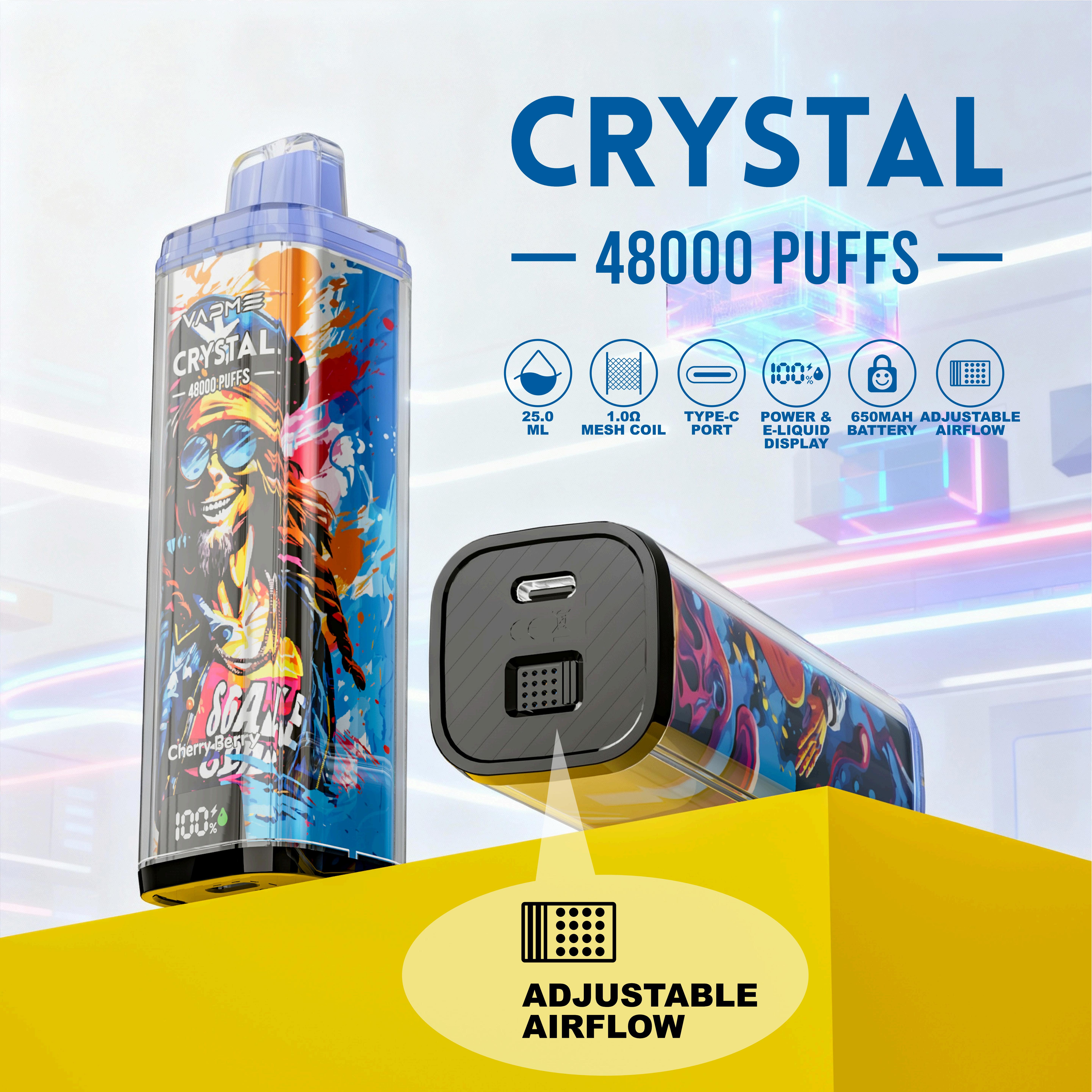 VAPME CRYSTAL 48000 - 20 Flavors