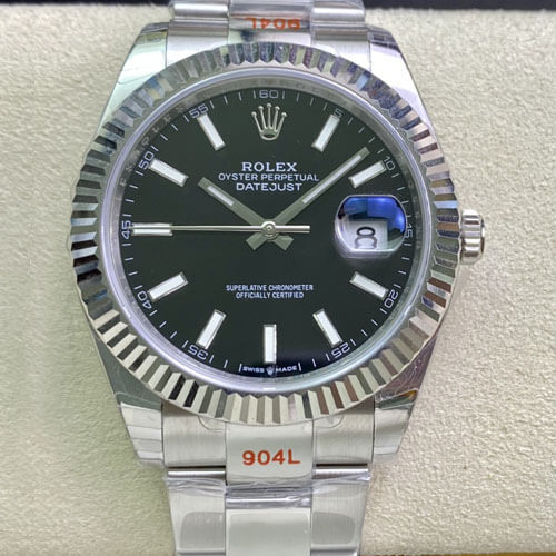 Replica Rolex Datejust M126334-0017 1:1 Best Edition Black Dial - DEEPREPS
