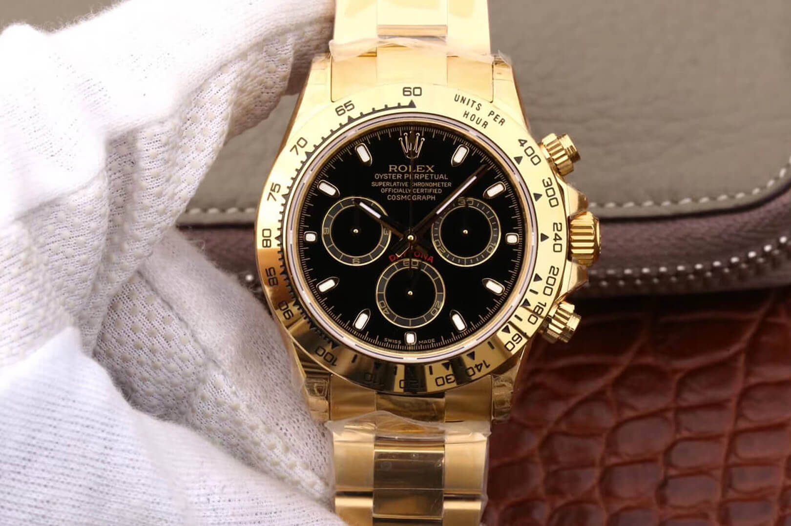 Replica Rolex Daytona Cosmograph M116508-0004 1:1 Best Edition Black Dial - DEEPREPS