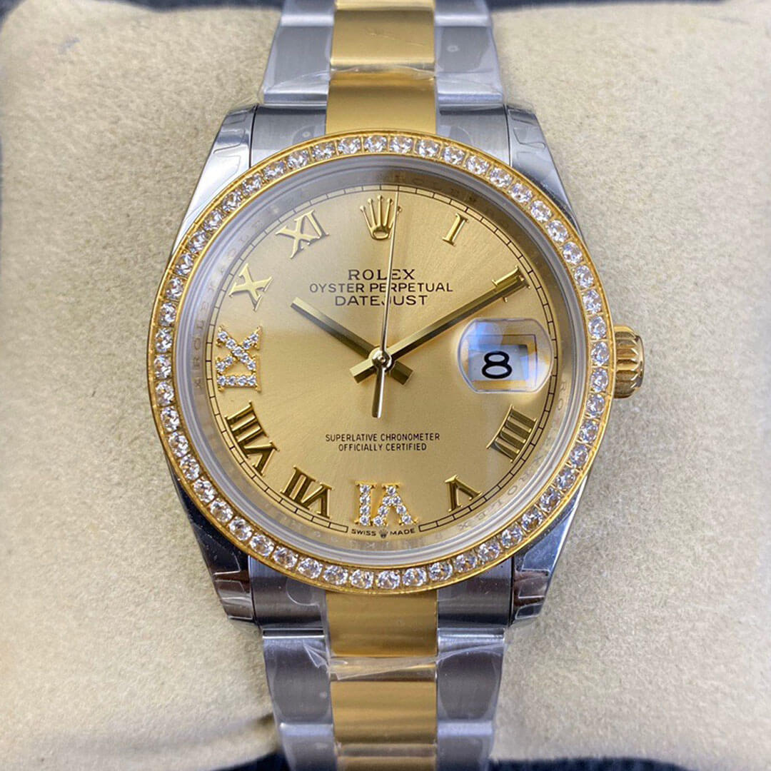 Replica Rolex Datejust 126283 1:1 Best Edition Yellow Gold - DEEPREPS