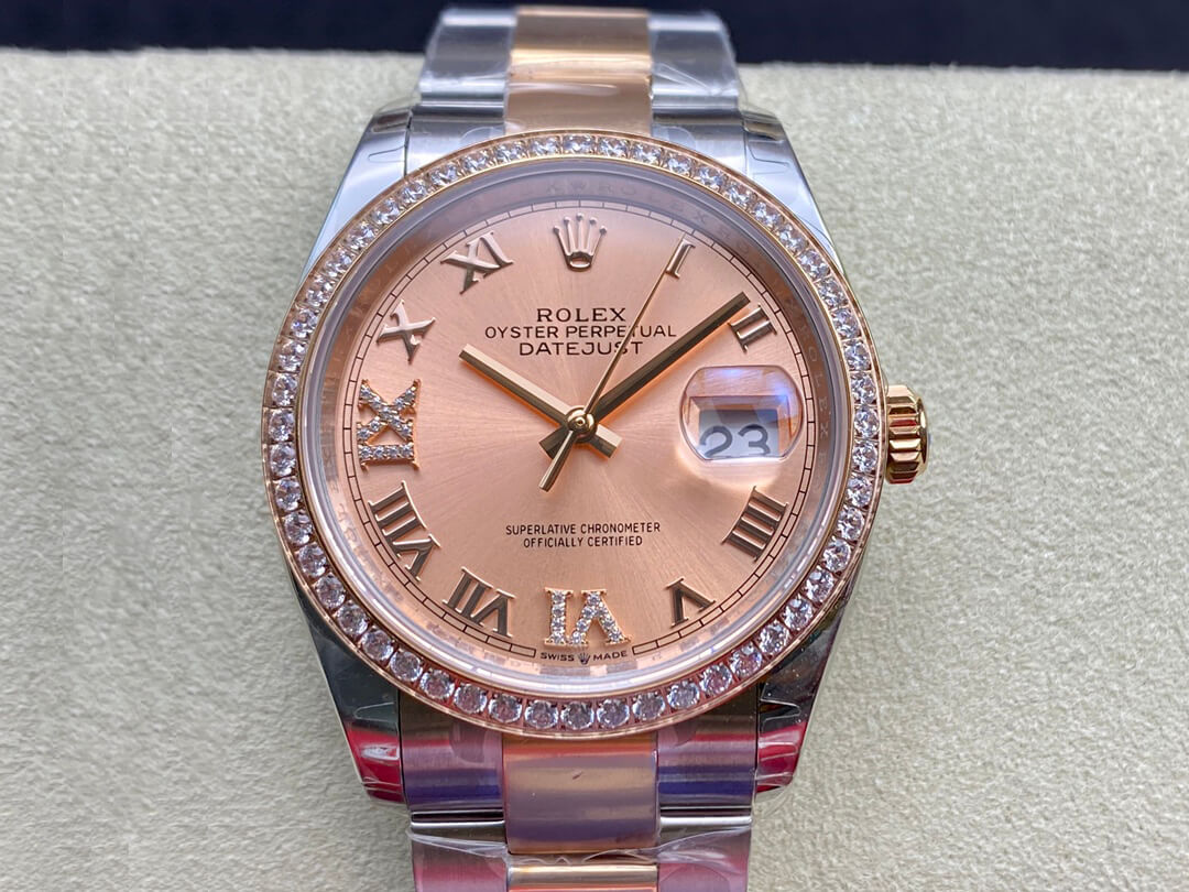 Replica Rolex Datejust M126281RBR-0016 1:1 Best Edition Pink Dial - DEEPREPS