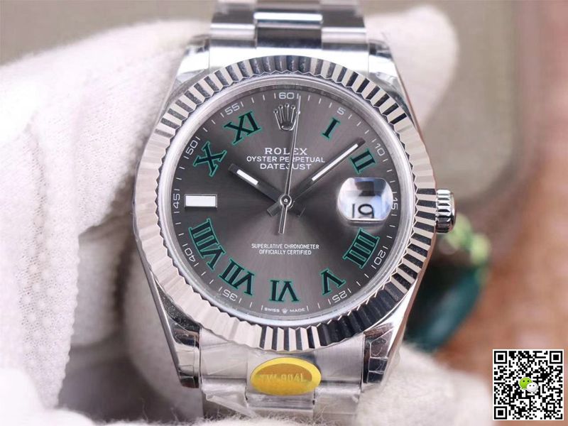 Replica Rolex Datejust M126334-0021 1:1 Best Edition Gray Dial Swiss ETA3235 - DEEPREPS