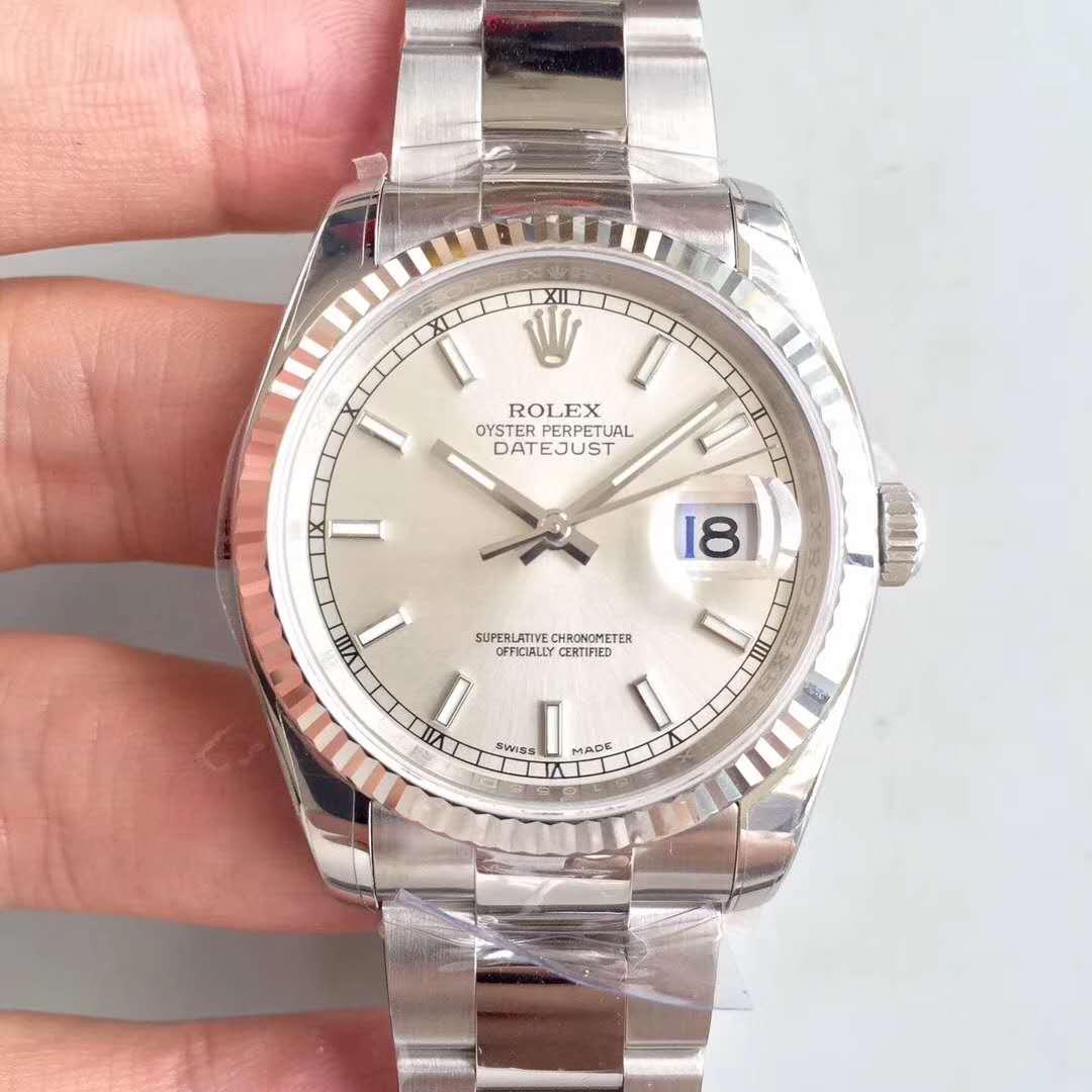 Rolex Dupe Datejust II 36mm 126334 1:1 Best Edition Swiss ETA3135 Silver Dial - DEEPREPS