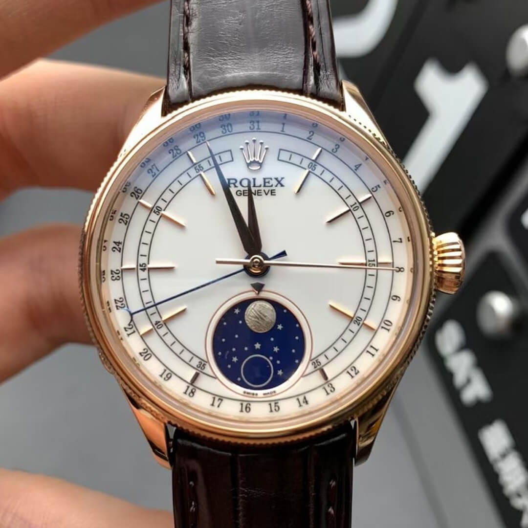 Replica Rolex Cellini M50535-0002 1:1 Best Edition White Dial - DEEPREPS