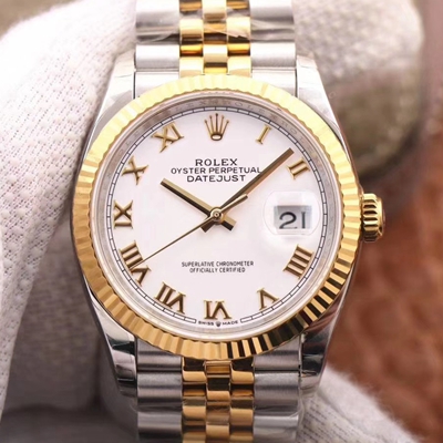Replica Rolex Datejust M126233-0029 1:1 Best Edition White Dial Swiss ETA3235 - DEEPREPS