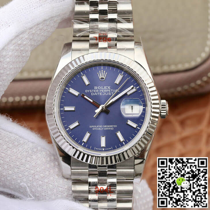 Replica Rolex Datejust M126234-0017 1:1 Best Edition Blue Dial - DEEPREPS