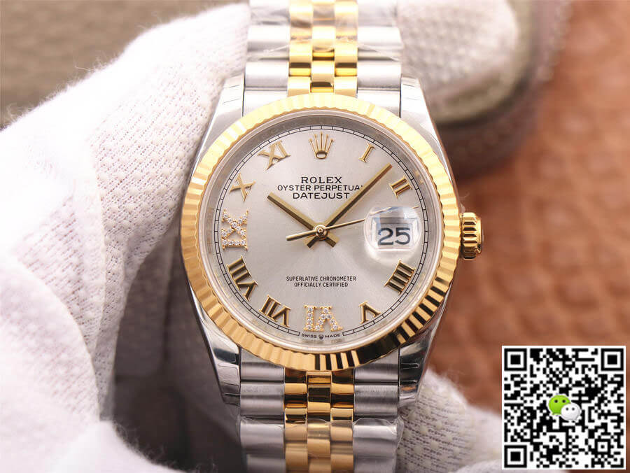 Replica Rolex Datejust M126233-0031 1:1 Best Edition Silver Dial - DEEPREPS