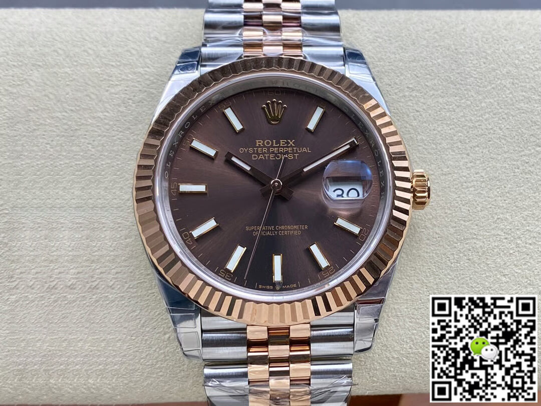 Replica Rolex Datejust M126331-0002 1:1 Best EditionBrown Dial - DEEPREPS