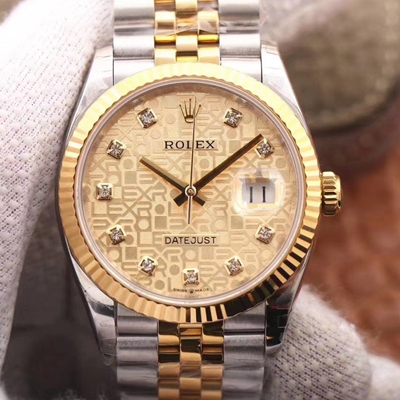 Replica Rolex Datejust M126233-0033 1:1 Best Edition Champagne Dial Swiss ETA3235 - DEEPREPS