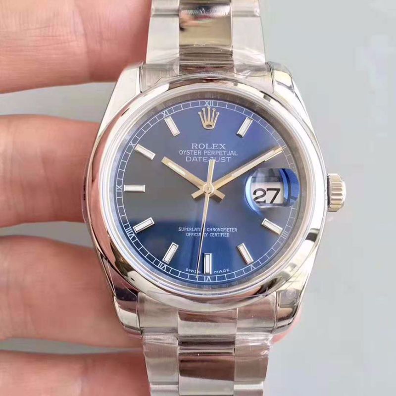 Rolex Dupe Datejust II 36mm 116200 Blue Dial 1:1 Best Edition Swiss ETA3135 - DEEPREPS