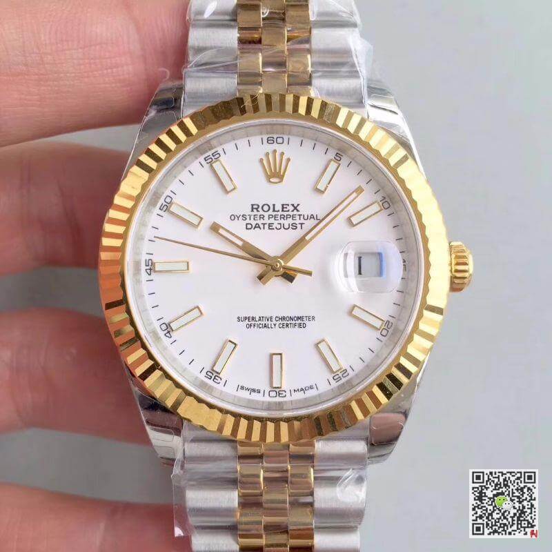 Replica Rolex Datejust M126333-0016 Mechanical Watches 1:1 Best Edition Swiss ETA3255 White Dial - DEEPREPS