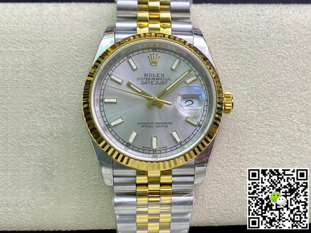 Replica Rolex Datejust 126233 36MM 1:1 Best Edition Yellow Gold - DEEPREPS