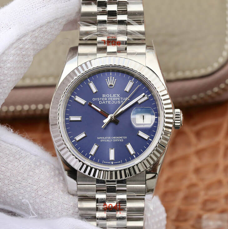 Replica Rolex Datejust M126234-0017 1:1 Best Edition Blue Dial - DEEPREPS