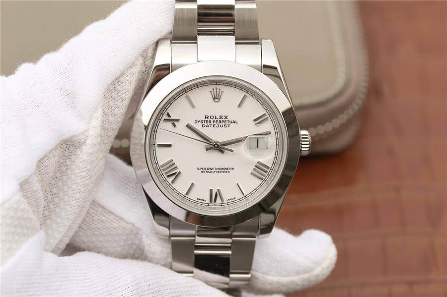 Replica Rolex Datejust 41MM 1:1 Best Edition White Dial - DEEPREPS