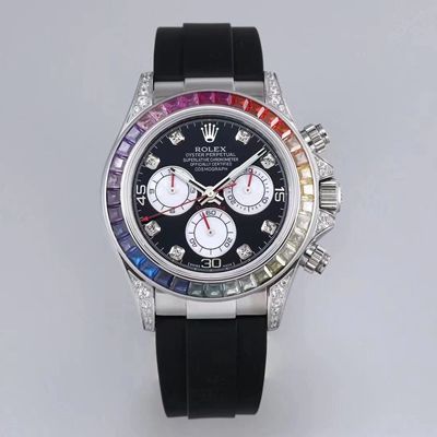 Replica Rolex Daytona 116599RBOW 1:1 Best Edition Black Dial Swiss ETA4130 - DEEPREPS