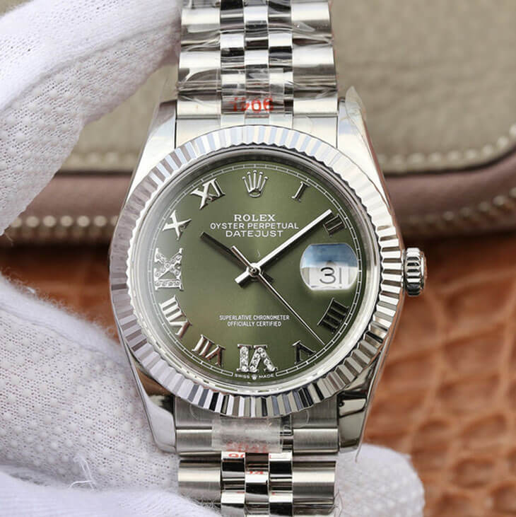 Replica Rolex Datejust 36MM 1:1 Best Edition Diamond-set Dial - DEEPREPS